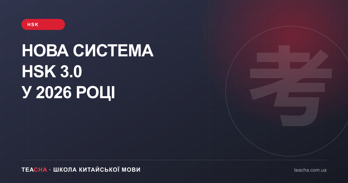 Нова система HSK 3.0 — стаття TeaCha про китайську мову